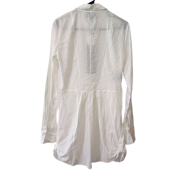 Roberta Furlanetto Main Blouse Tunic in White 100% Cotton Womens EU 42, US 6 NWT - Picture 3 of 9